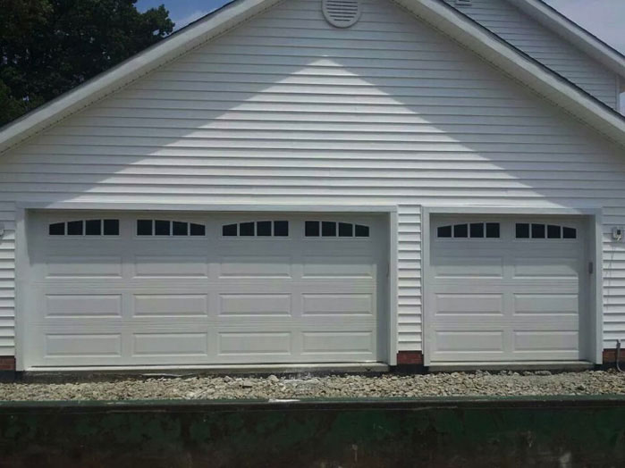 long panel garage door