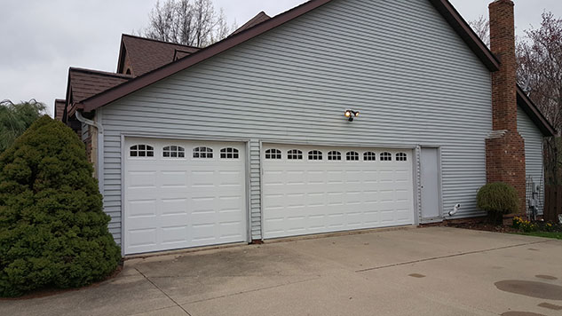 raised panel garage door